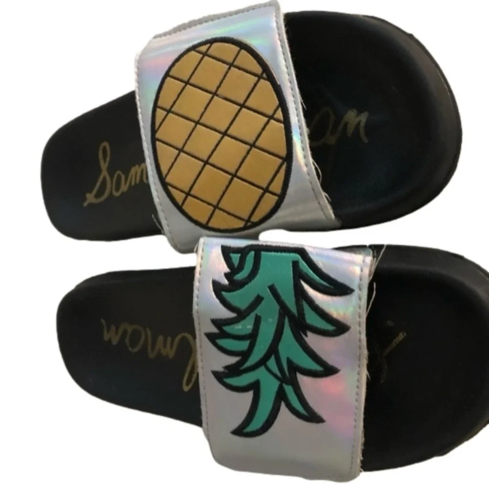 sam Edelman pineapple slippers